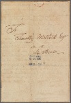 Letter to Timothy Matlack