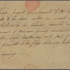 Letter to Thomas Riché