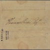 Letter to Thomas Riché