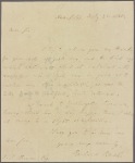 Letter to J[ohn] S[tuart] Skinner [Baltimore]