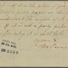 Letter to Mr. Claypole [David C. Claypoole, Philadelphia]
