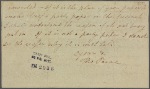 Letter to Mr. Claypole [David C. Claypoole, Philadelphia]