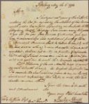 Letter to Gov. Thomas Mifflin