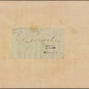 Letter to [William?] Cranch