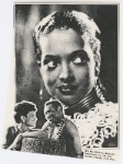 Nina Mae McKinney, chorus girl turned movie star, with Paul Robeson in Sanders of the River