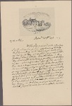 Letter to Mrs. Smith, York, Penn.