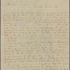 Letter to Jonathan D[ickinson] Sergeant, Philadelphia