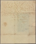 Letter to Jonathan D[ickinson] Sergeant, Philadelphia