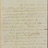 Letter to Col. Moore Furman, Pitts Town