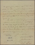 Letter to [Samuel Bryan, Register Gen.]