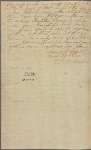 Letter to Thomas Riche, New Windsor [N. Y.]