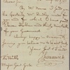 Letter to [Horatio] Gates, Virginia