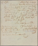 Letter to John Mason, Georgetown, Md.