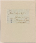 Letter to John Mason, Georgetown, Md.