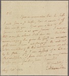 Letter to Philip Renselaer [Van Rensselaer]