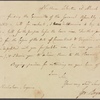 Letter to John Nicholson [Philadelphia]