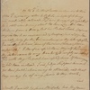 Letter to M[athew] Carey [Philadelphia]