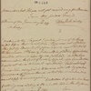 Letter to M[athew] Carey [Philadelphia]