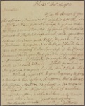 Letter to [Thomas Riche.]