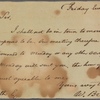 Letter to W[illiam?] Smith