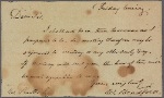 Letter to W[illiam?] Smith