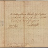Letter to Thomas Wharton, President, and the members of the Supreme Executive Council of Pennsylvania, Lancaster