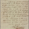 Letter to Gen. [John] Armstrong