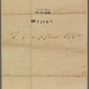Letter to T. Cumpston