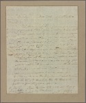 Letter to Gunning Bedford [jr., New Castle, Del.]