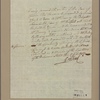 Letter to Gunning Bedford [jr., New Castle, Del.]