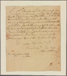 Letter to John Swift, Collector of His Majesty's Customs, Philadelphia