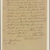 Letter to [Robert Knox,] Philadelphia. Capt. [James]