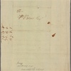 Letter to William Peters