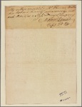 Letter to the Committee of Safety