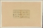 Letter to William Moore, Philadelphia