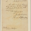 Letter to Charles Pettit