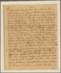 Letter to [Gov. Robert Hunter Morris, Philadelphia.]