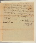 Letter to [Gov. Robert Hunter Morris, Philadelphia.]