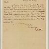 Letter to Samuel Tredwell, Edenton