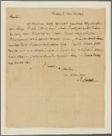 Letter to Samuel Tredwell, Edenton