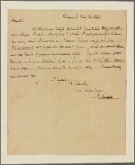 Letter to Samuel Tredwell, Edenton