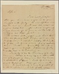 Letter to E[li] Ayres, Baltimore