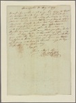 Letter to Thomas Sim Lee. M. Gerrard [Gérard]
