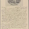 Letter to Charles H. Wharton, Washington [D. C.]