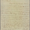 Letter to John Vaughan [Philadelphia?]
