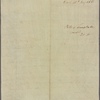 Letter to John Vaughan [Philadelphia?]