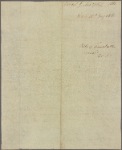 Letter to John Vaughan [Philadelphia?]