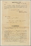 Letter to [John Andrew Schulze,] Governor of Pennsylvania
