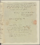 Letter to Charles Carroll of Carrollton, Annapolis