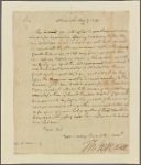 Letter to William Fleming